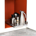 Pull Out Cabinet Organiser 11x21 Under Sink Wire Drawer Basket