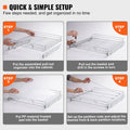 Pull Out Under Sink Organizer 20x21 Wire Drawer Basket