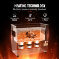 Ultrasonic Cleaner 6L 180W 40kHz Digital Heater Timer Jewelry