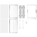 2-Tier Wire Pull Out Cabinet Organiser 14x21 Under Sink Drawer