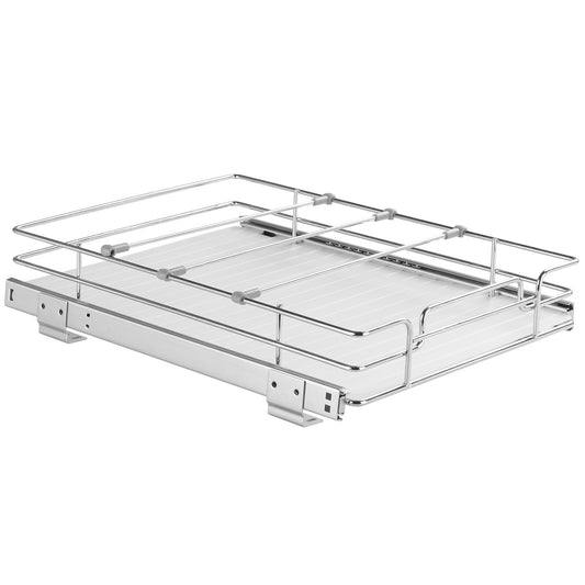 Pull Out Under Sink Organizer 11.5x16.5 Wire Basket Drawer
