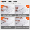 Pull Out Under Sink Organizer 11.5x16.5 Wire Basket Drawer