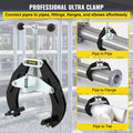 Pipe Clamp 2-6in Steel Quick Acting Screws Alignment Tool Black