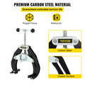 Pipe Clamp 2-6in Steel Quick Acting Screws Alignment Tool Black