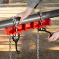 Pipe Welding Vise 1/2-8inch Cast Iron Dual Chain Crank Handle