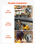 Retractable Welding Hose Reel 1/4in x 50ft Oxygen Acetylene