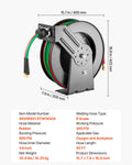 Retractable Welding Hose Reel 1/4in x 50ft Oxygen Acetylene