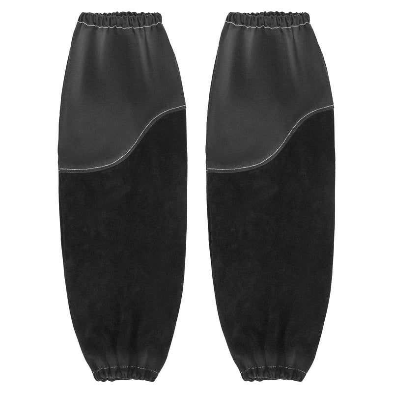 Flame Resistant Welding Sleeves Cowhide Leather FR Cotton Arm