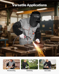 Flame Resistant Welding Sleeves Cowhide Leather FR Cotton Arm