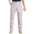 Flame-Resistant Cargo Pants Men 100% Cotton Grey M