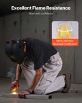 Flame-Resistant Cargo Pants Men 100% Cotton Grey M