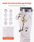 Flame-Resistant Cargo Pants Men 100% Cotton Grey M