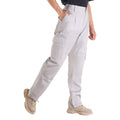 Flame-Resistant Cargo Pants Men 100% Cotton Grey M
