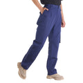 FR Flame-Resistant Cargo Pants Men 100% Cotton XXL Dark Blue