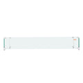Gas Fire Pit Wind Guard Square 595x190x165mm 8mm Tempered Glass