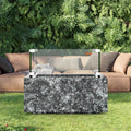 Gas Fire Pit Wind Guard 493mm Square Clear Tempered Glass 8mm