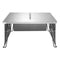 Fire Pit Heat Deflector 645x645mm Square Stainless Steel Wood Burn