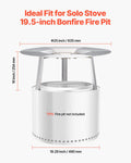 Fire Pit Heat Deflector Solo Stove Yukon 635mm Stainless Steel