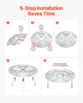 Solo Stove Yukon Heat Deflector 685.8mm Stainless Steel Fire Pit