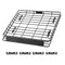 Roof Rack Cargo Carrier, 1095 x 1270 x 105 mm, Universal Rooftop Cargo Basket, Car Top Luggage Holder with 68 kg Max Load Capacity, 4.1 in Fence, Anti-Rust Alloy Steel, Wind Fairing, for SUV Car