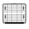 Roof Rack Cargo Carrier, 1095 x 1270 x 105 mm, Universal Rooftop Cargo Basket, Car Top Luggage Holder with 68 kg Max Load Capacity, 4.1 in Fence, Anti-Rust Alloy Steel, Wind Fairing, for SUV Car