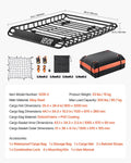Roof Rack Basket 1300x910mm Universal Cargo Carrier 90.7kg