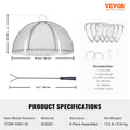 VEVOR Firepit Spark Screen Lid 30