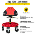 Rolling Garage Stool 300LBS Adjustable Mechanic Workshop Seat