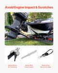 Transom Saver, 23-35 in, Adjustable Boat Transom Saver with Composite Head, Corrosion-Resistant Easy-to-Install Transom Savers for Less Than 100 HP Outboard Motor , Fit for Roller & Trailer
