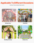 Wedding Arch Backdrop Stand Set 3 Metal Gold Easy Assemble