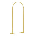 Wedding Arch Backdrop Stand Set 3 Metal Gold Easy Assemble