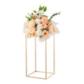 Wedding Flower Stand 10PCS 40cm Column Gold Acrylic Floral Display