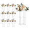 Wedding Flower Stand, 10PCS 50cm Column Flower Stand, Floral Stands with Acrylic Laminate, Cylindrical Cubic Floral Display Rack for Wedding, Party, Birthday, Home, Centerpiece Stands