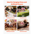 Wedding Flower Stand, 10PCS 50cm Column Flower Stand, Floral Stands with Acrylic Laminate, Cylindrical Cubic Floral Display Rack for Wedding, Party, Birthday, Home, Centerpiece Stands