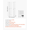 Wedding Flower Stand, 10PCS 50cm Column Flower Stand, Floral Stands with Acrylic Laminate, Cylindrical Cubic Floral Display Rack for Wedding, Party, Birthday, Home, Centerpiece Stands