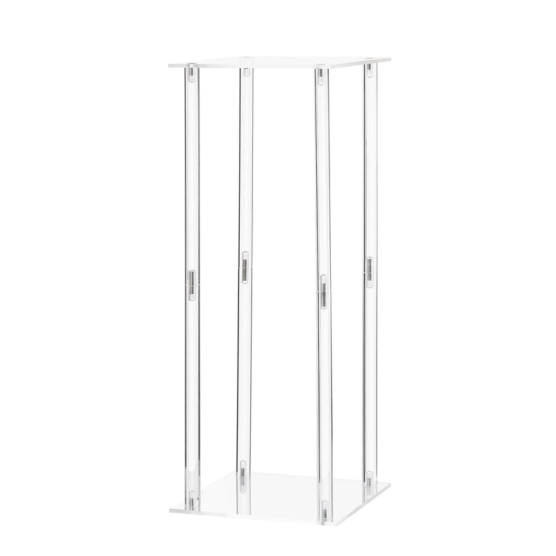 10PCS 50cm Wedding Flower Stand Acrylic Column Cylindrical Floral Display