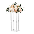 10PCS 50cm Wedding Flower Stand Acrylic Column Cylindrical Floral Display