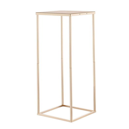 10PCS 60cm Gold Metal Column Flower Stand Wedding Floral Display