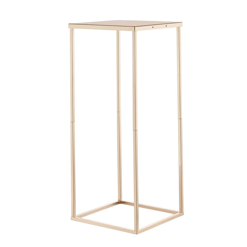 10PCS 60cm Gold Metal Column Flower Stand Wedding Floral Display