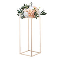 10PCS 60cm Gold Metal Column Flower Stand Wedding Floral Display