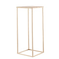 10PCS 60cm Gold Metal Column Flower Stand Wedding Floral Display