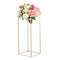 Wedding Flower Stand 10PCS 60cm Column Gold Floral Display Rack