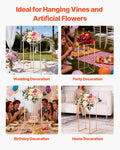 Wedding Flower Stand 10PCS 60cm Column Gold Floral Display Rack