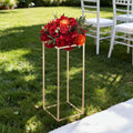 Wedding Flower Stand 10PCS 60cm Column Gold Floral Display Rack