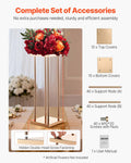 Wedding Flower Stand 10PCS 60cm Column Gold Metal Floral Display