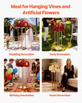 Wedding Flower Stand 10PCS 60cm Column Gold Metal Floral Display