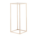 10PC 60cm Gold Column Flower Stand Acrylic Wedding Floral Display