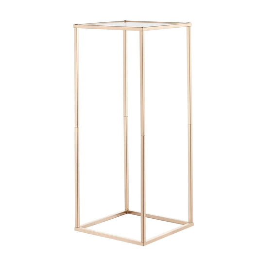 10PC 60cm Gold Column Flower Stand Acrylic Wedding Floral Display