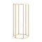 10PCS 60cm Gold Hexagonal Flower Column Stand Wedding Floral Display