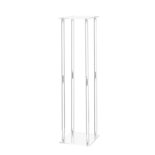 10PCS 80cm Wedding Flower Stand Acrylic Column Floral Display Rack